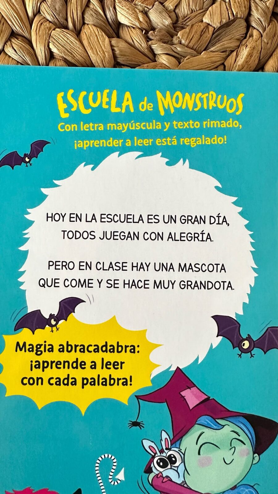 Aprende a leer en la escuela de monstruos. “La mascota más grandota”