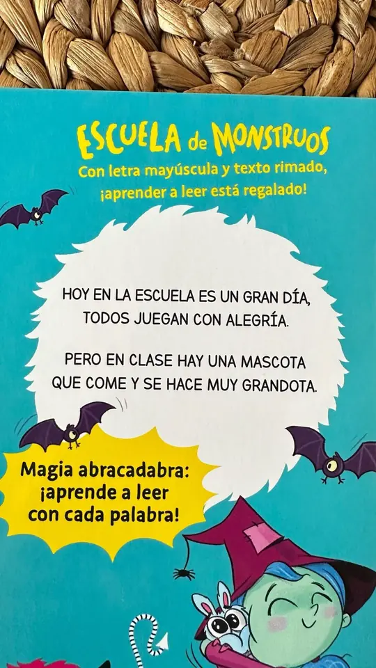 Aprende a leer en la escuela de monstruos. “La mascota más grandota”