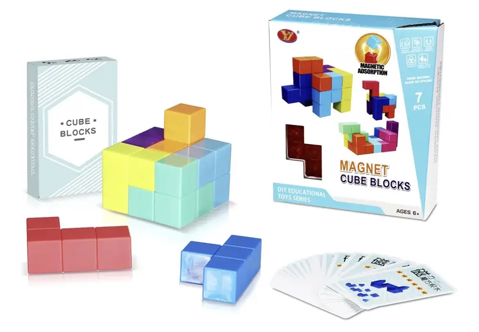 Juego cubos magnéticos