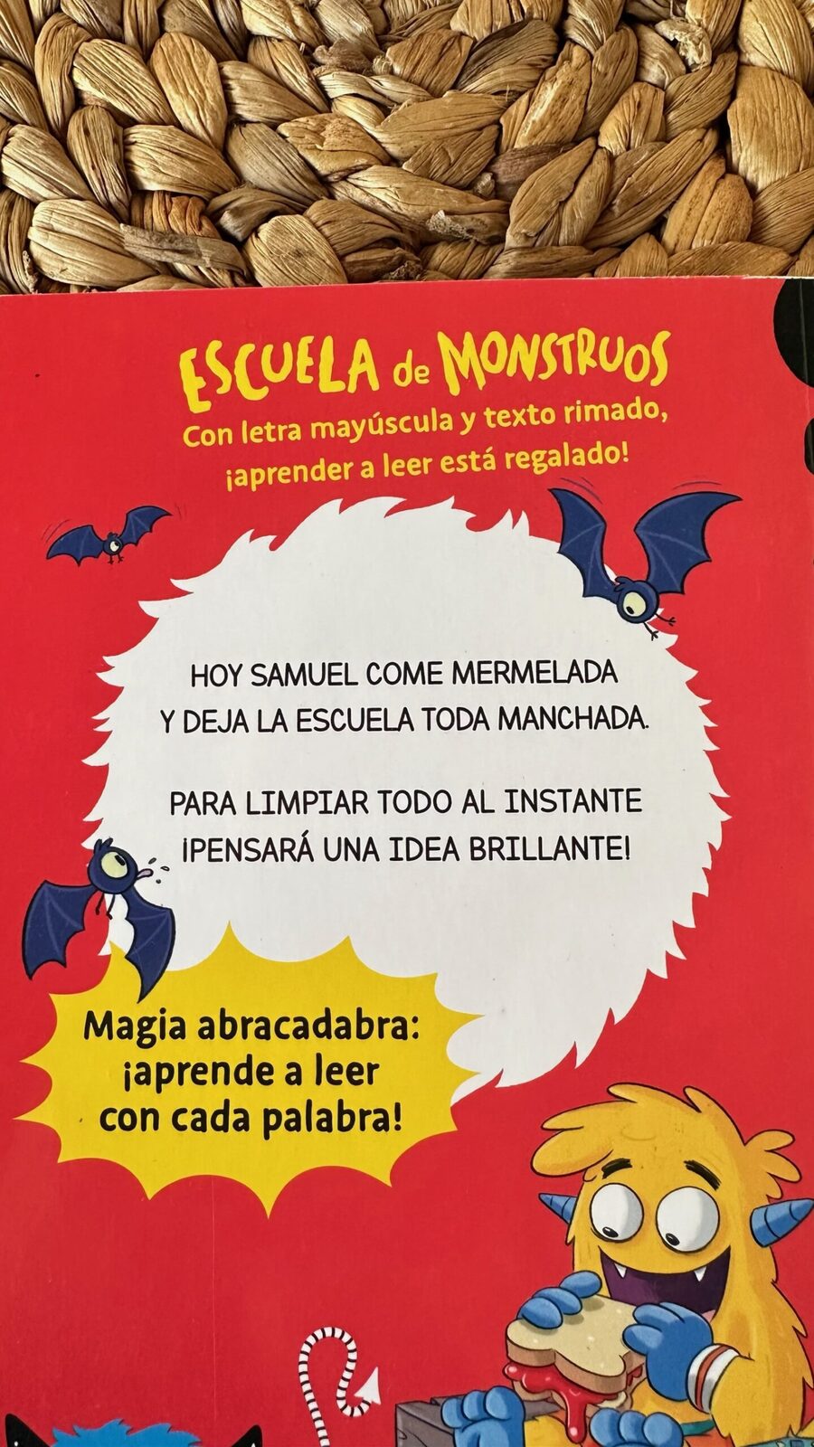 Aprende a leer en la escuela de monstruos. “Un lío de mermelada”