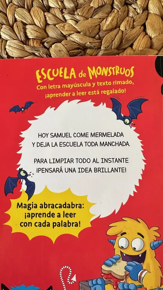 Aprende a leer en la escuela de monstruos. “Un lío de mermelada”