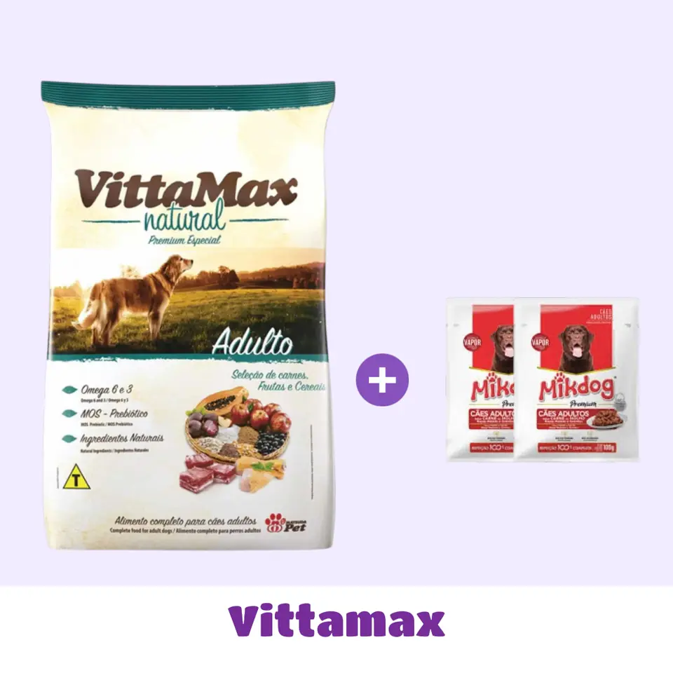VITTAMAX NATURAL 15 KG + SNACK 🎁