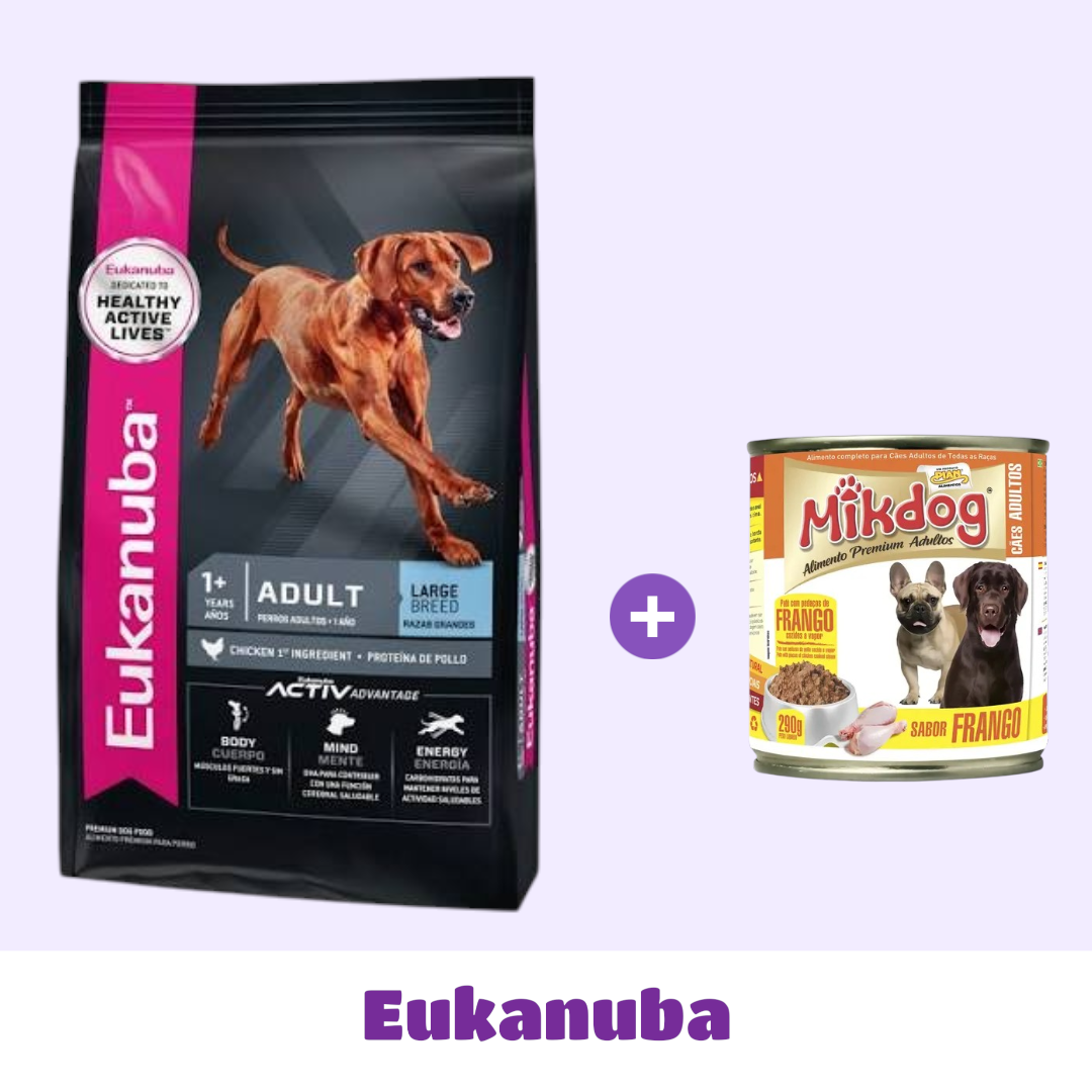 EUKANUBA ADULTO RAZA GRANDE 15+3 KG