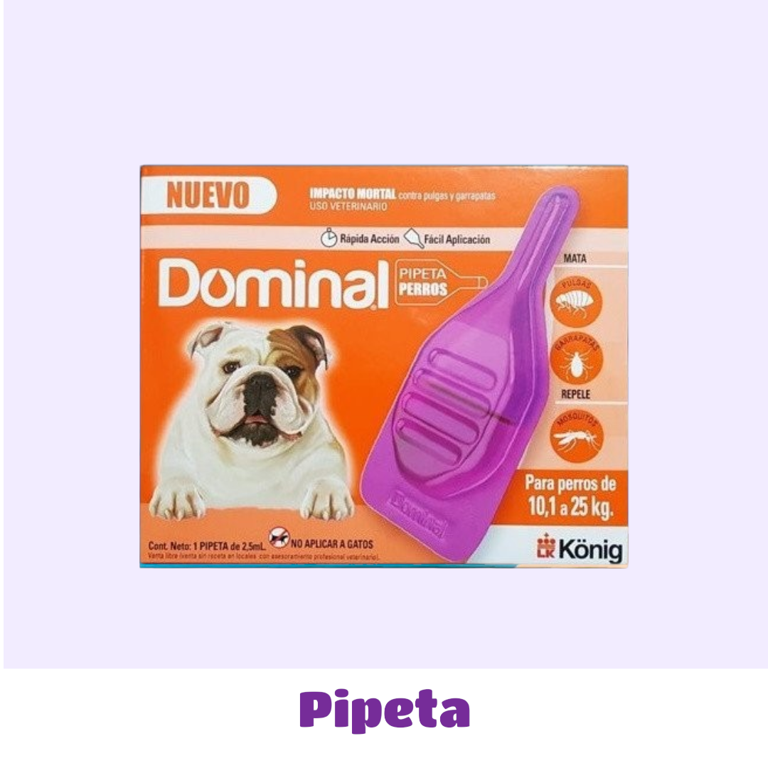 PIPETA PERRO 10 A 25 KG DOMINAL