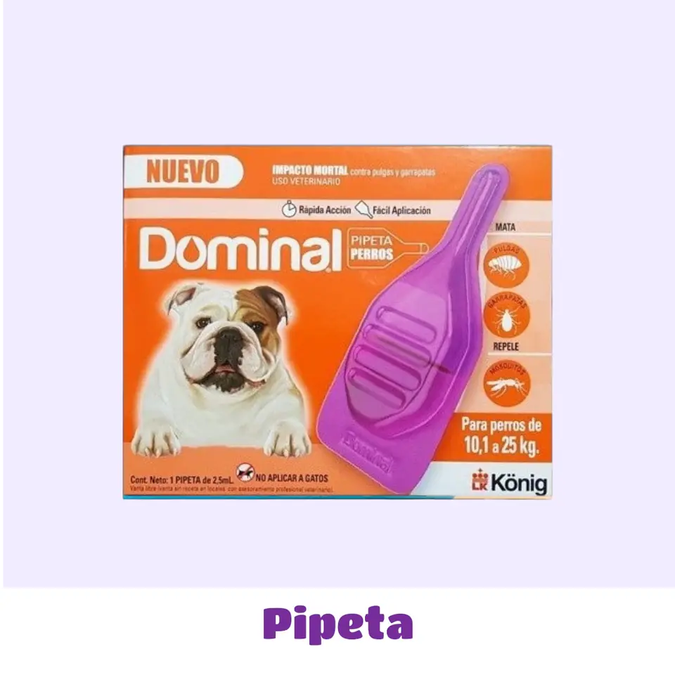 PIPETA PERRO 10 A 25 KG DOMINAL