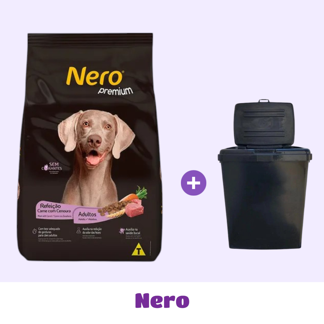 NERO 20 KG + CONTENEDOR