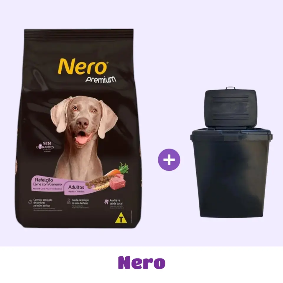 NERO 20 KG + CONTENEDOR
