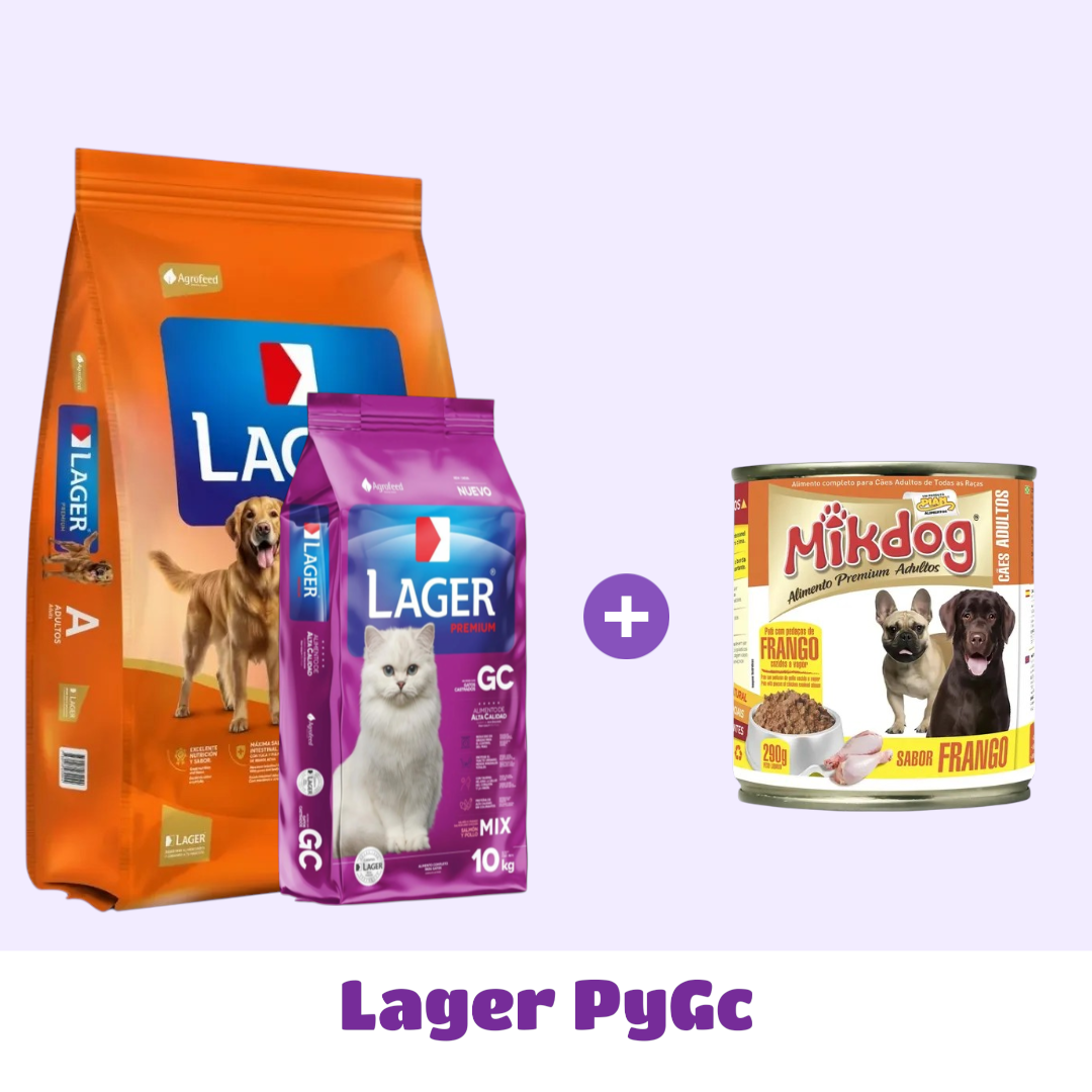 LAGER 22 KG + GATO CASTRADO 10 KG
