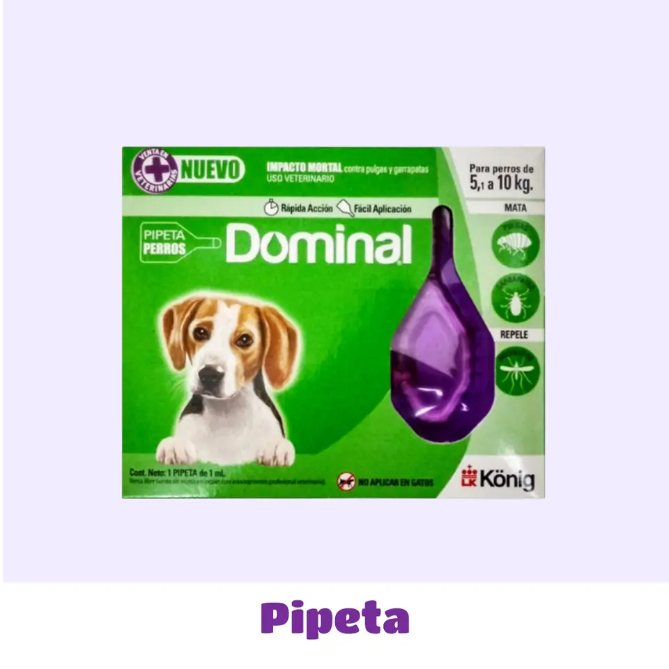 PIPETA PERRO 5 A 10 KG DOMINAL