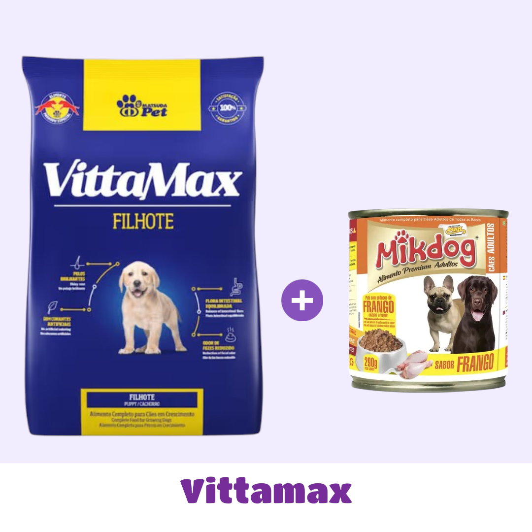 VITTAMAX CACHORRO 15 KG + SNACK 🎁