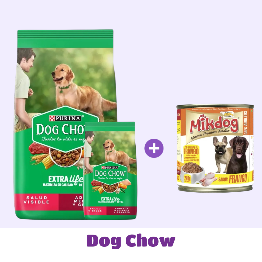 DOG CHOW 21+3 KG + PATÉ DE 🎁