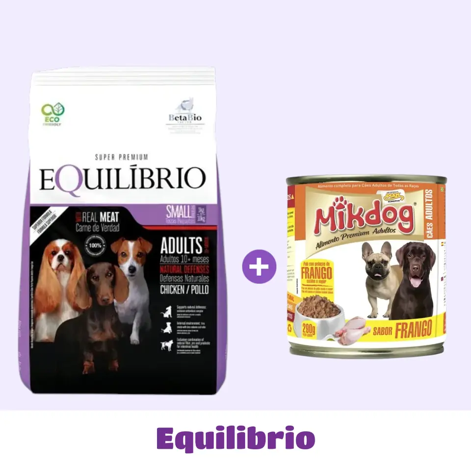 EQUILIBRIO ADULTO RAZAS PEQUEÑAS 7,5 KG