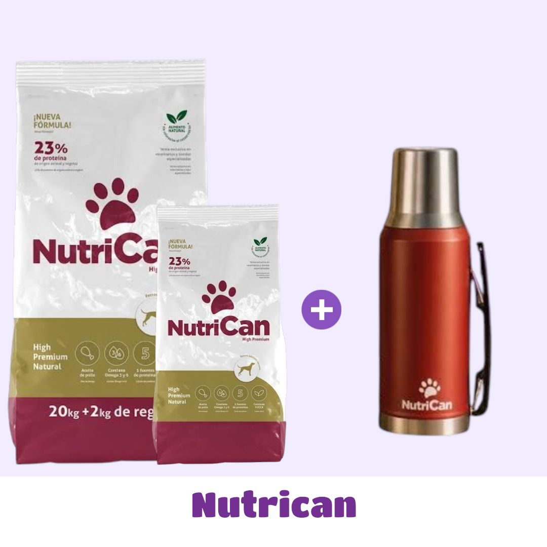 COMBO NUTRICAN 30 KG + TERMO DE 🎁