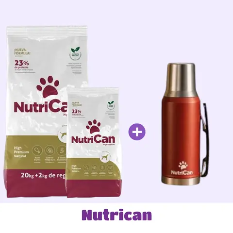 COMBO NUTRICAN 30 KG + TERMO DE 🎁