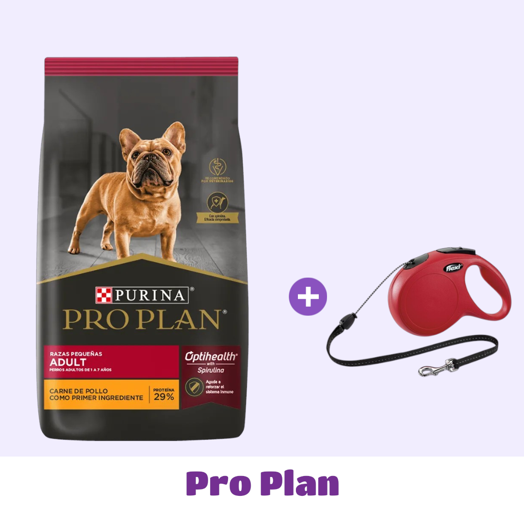 PRO PLAN RAZAS PEQUEÑAS 7,5 KG + CORREA 🎁