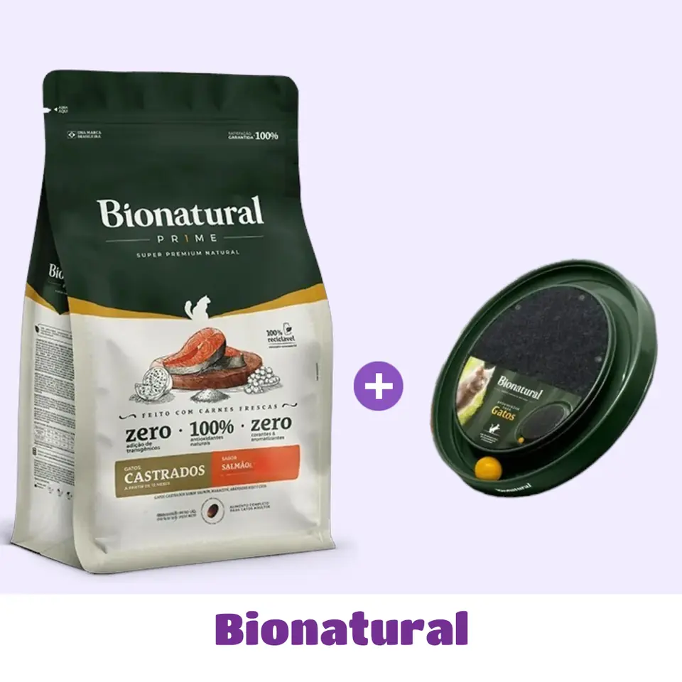 BIONATURAL GATO CASTRADO 7,5 KG