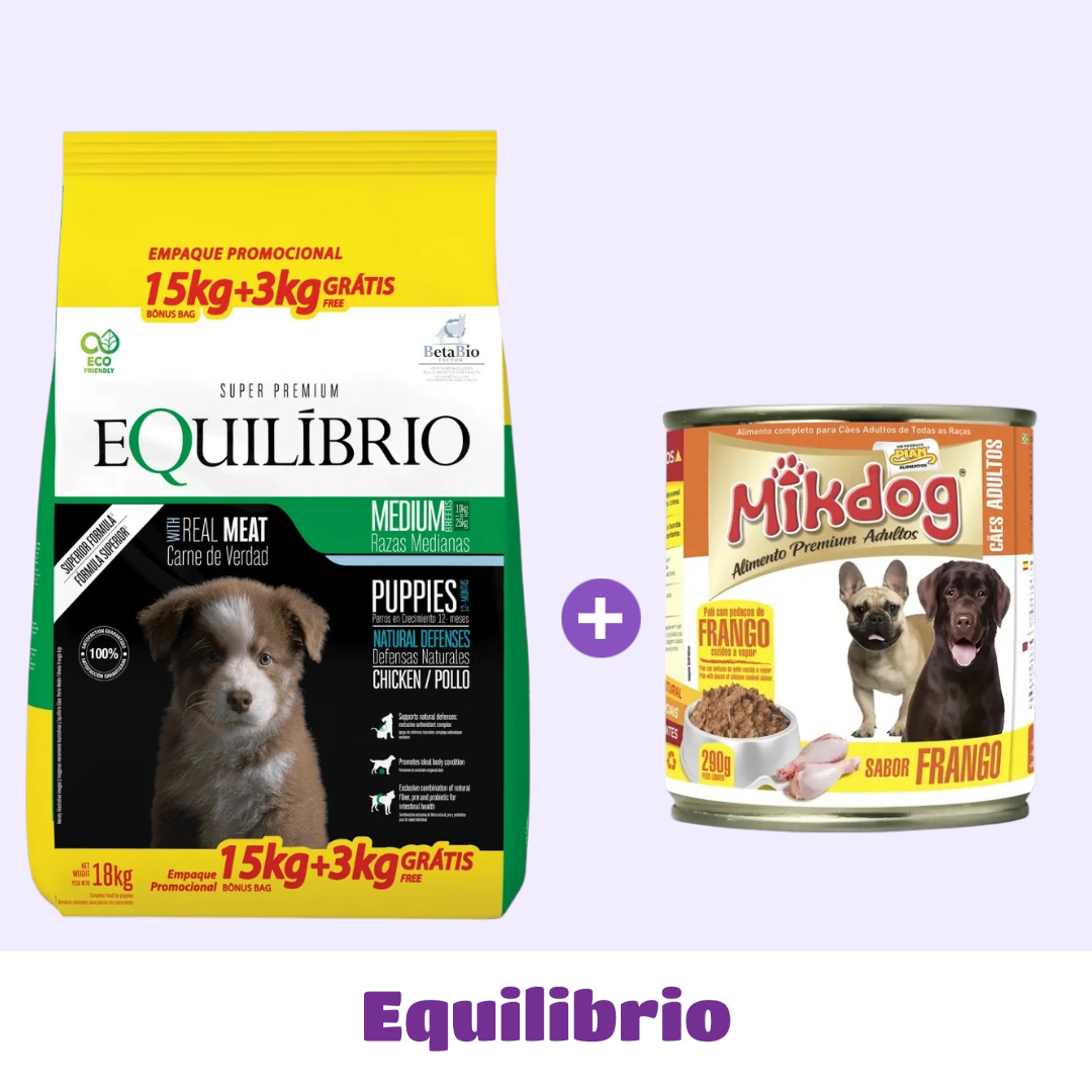 EQUILIBRIO CACHORRO 15+3 KG
