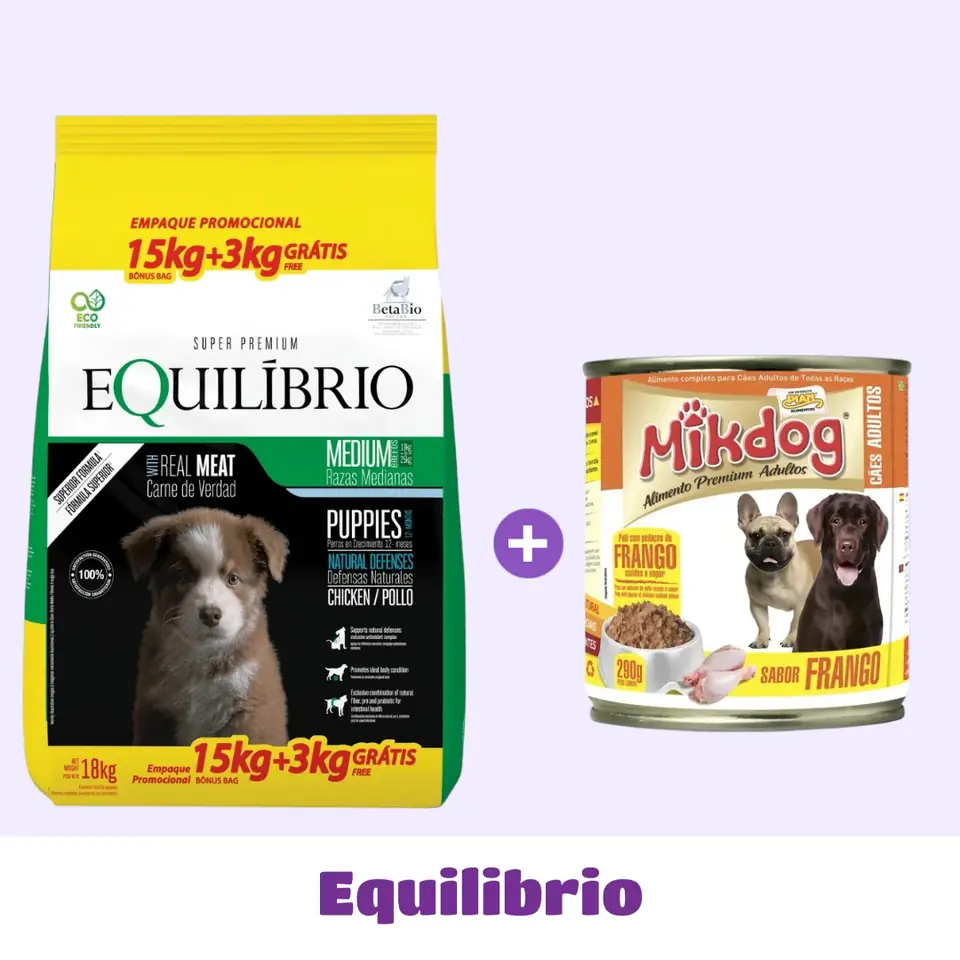 EQUILIBRIO CACHORRO 15+3 KG