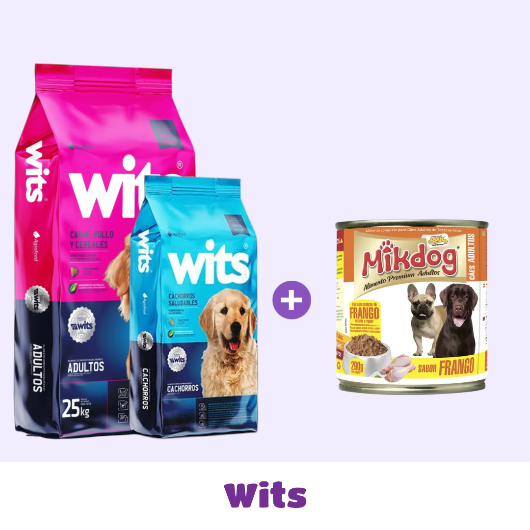 WITS ADULTO + CACHORRO 25 + 8 KG