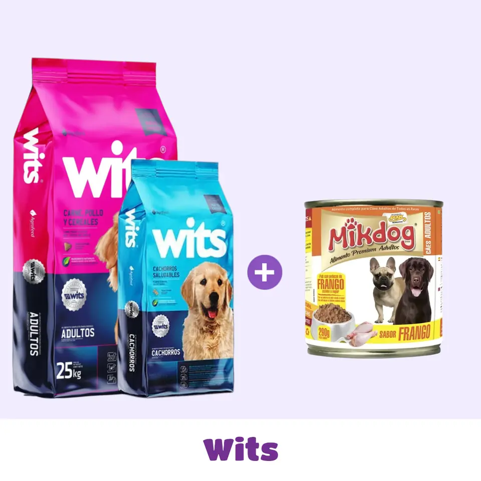 WITS ADULTO + CACHORRO 25 + 8 KG