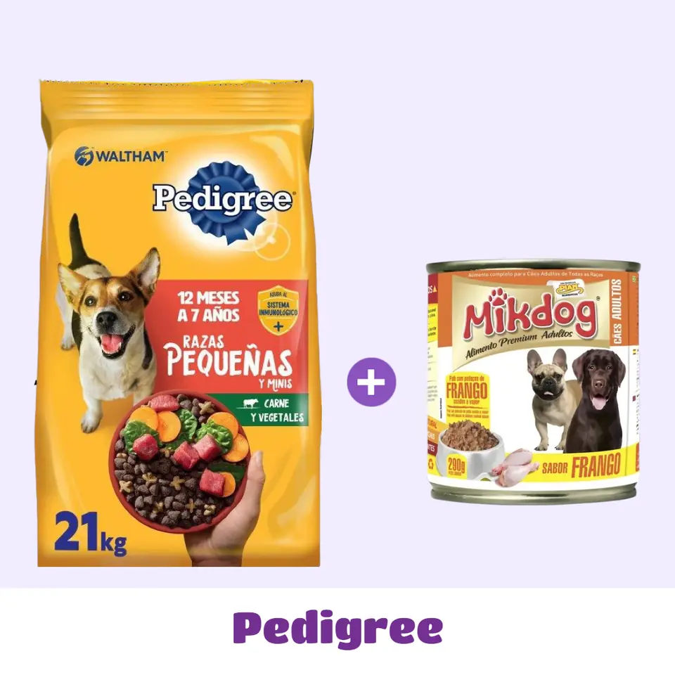 PEDIGREE RAZAS PEQUEÑAS 21 KG