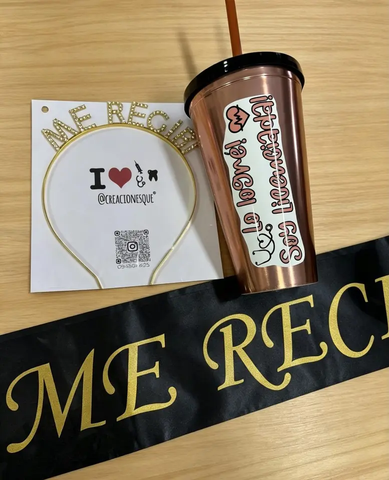 TIARA + BANDA + VASO