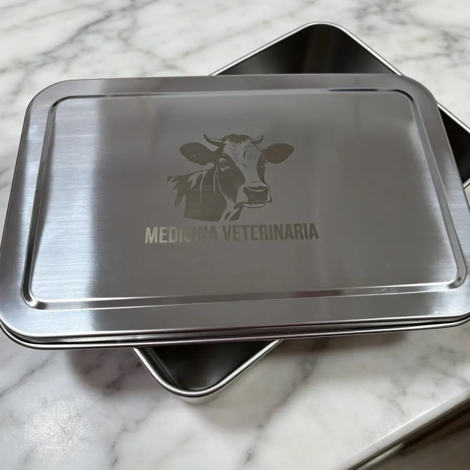 CAJA ACERO INOX GRABADO PERSONALIZADO