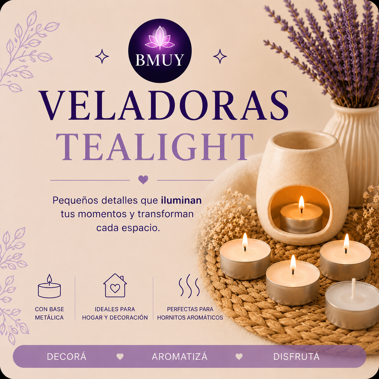 Veladoras Tealight