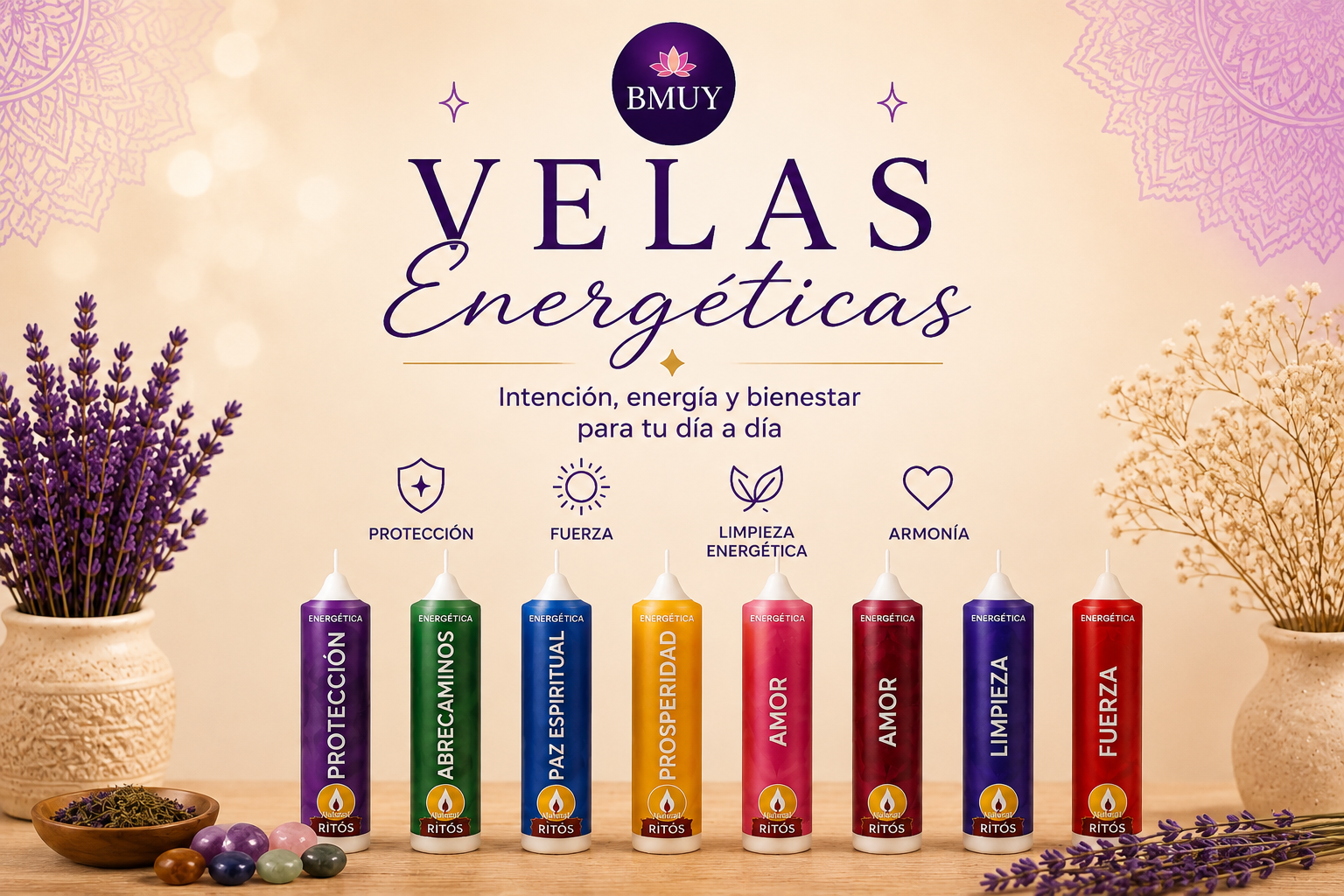 Velas energéticas