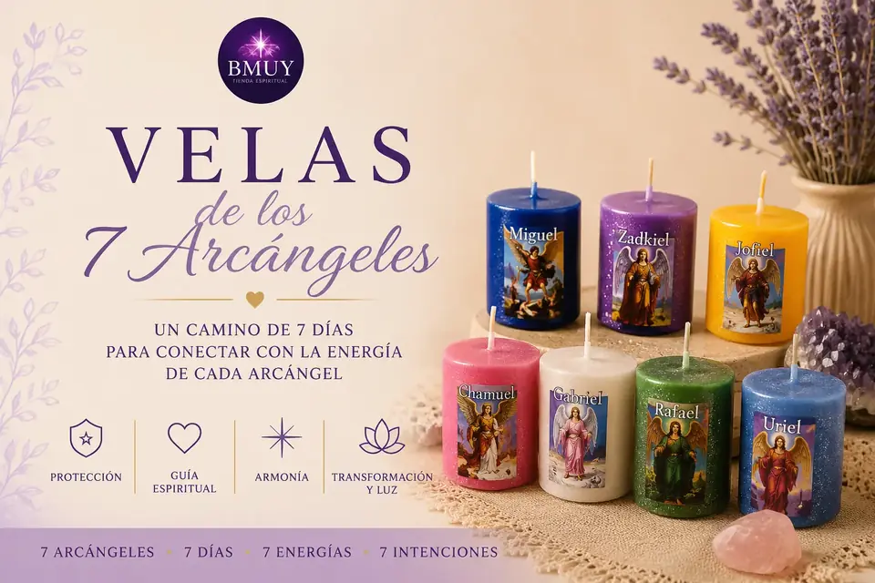 Pack velones 7 Arcángeles