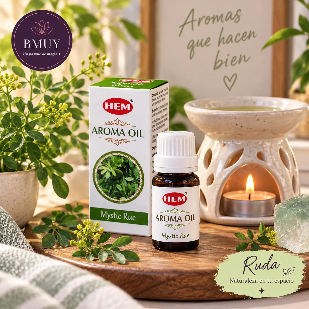 Esencia Aromática Ruda HEM 10 cc