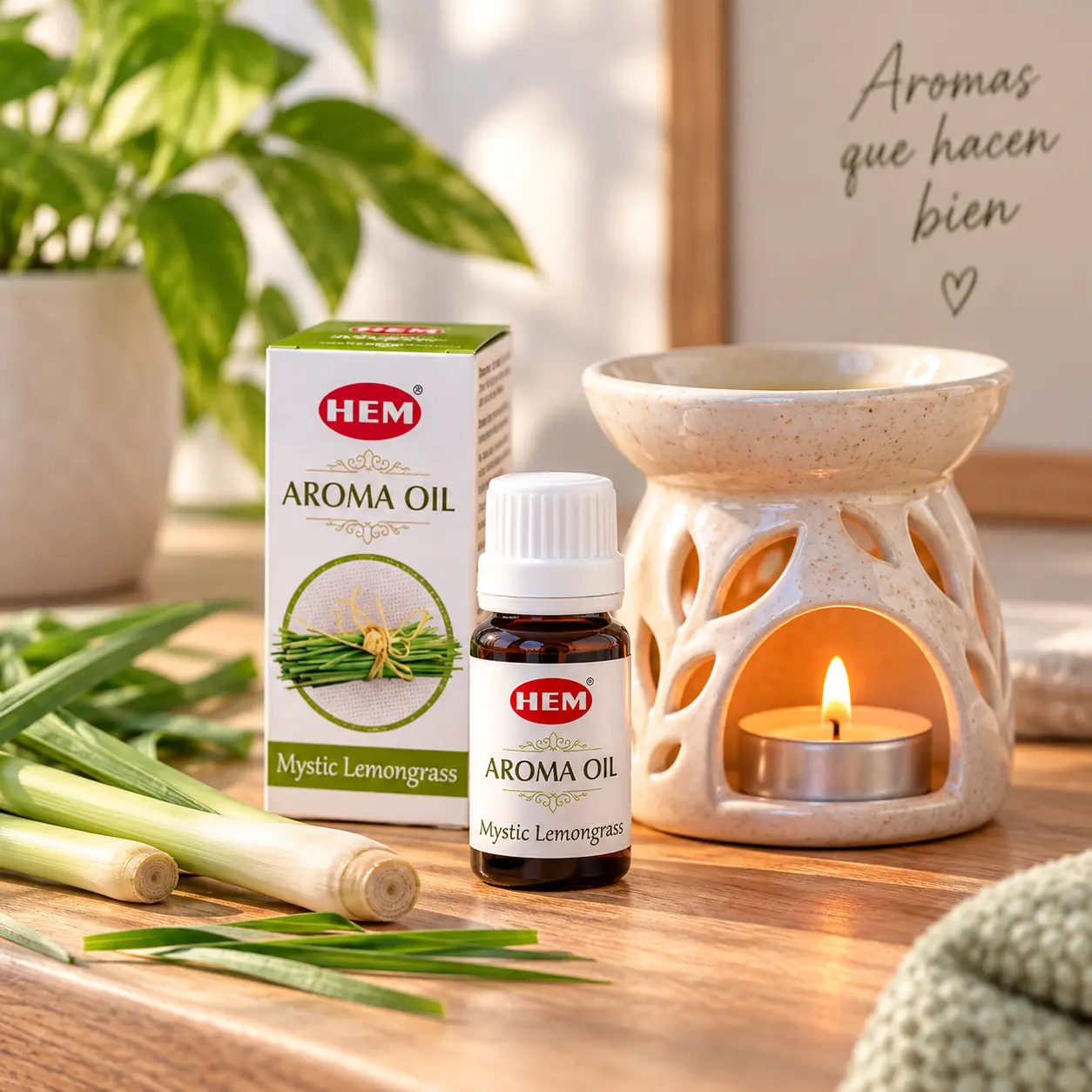 Esencia Aromática Hierba de Limón HEM 10 cc