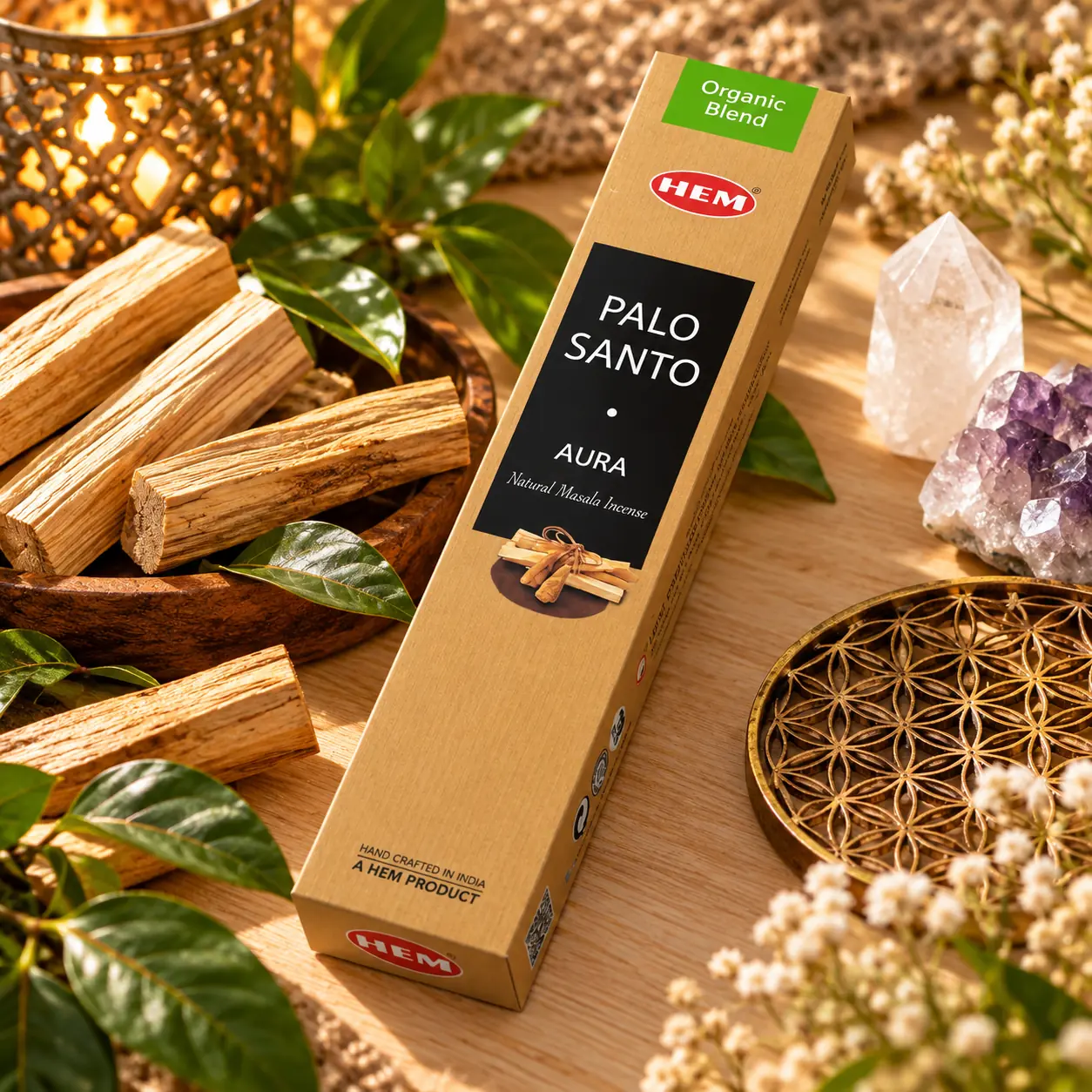 Incienso Masala Palo Santo + Aura