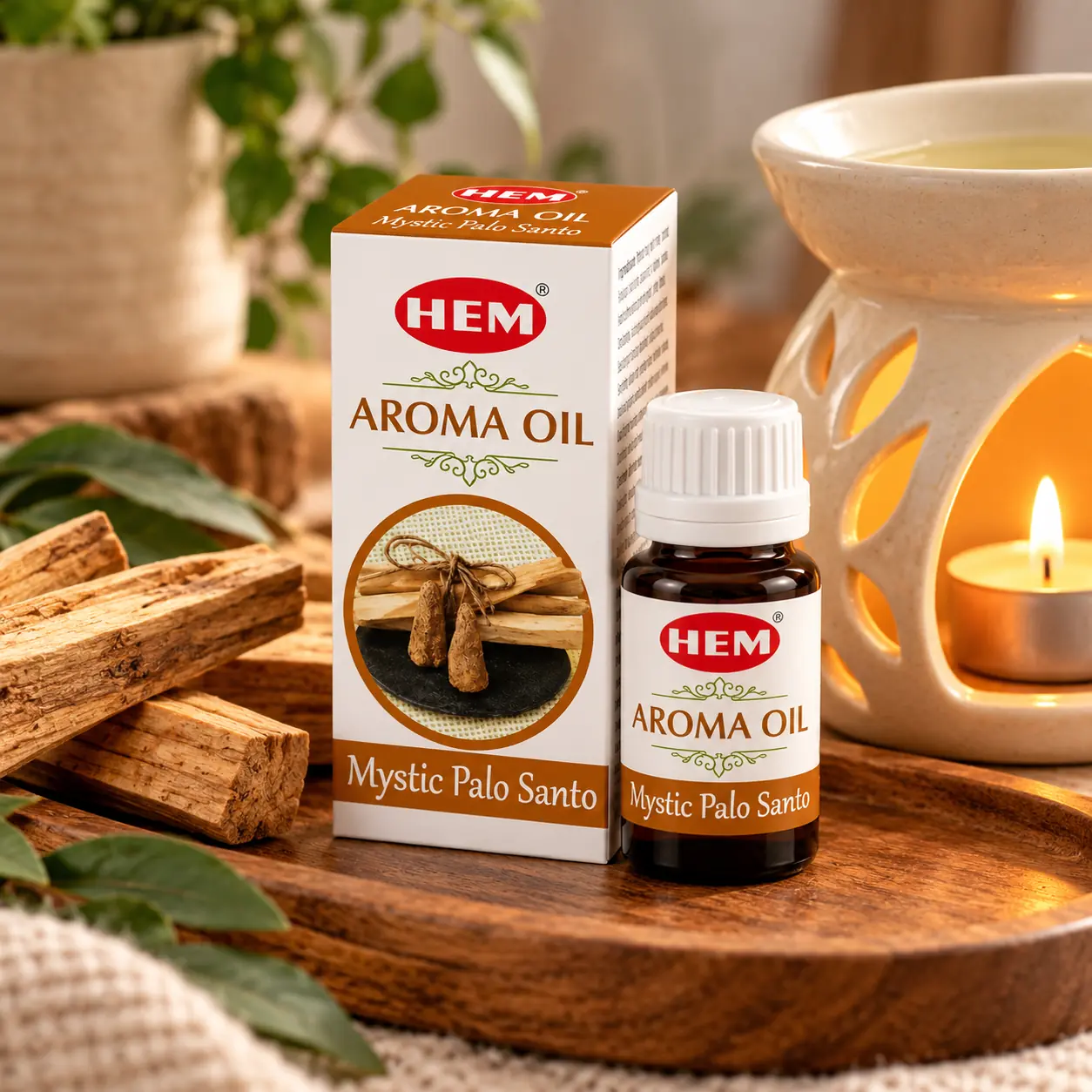 Esencia Aromática Palo Santo HEM 10 cc