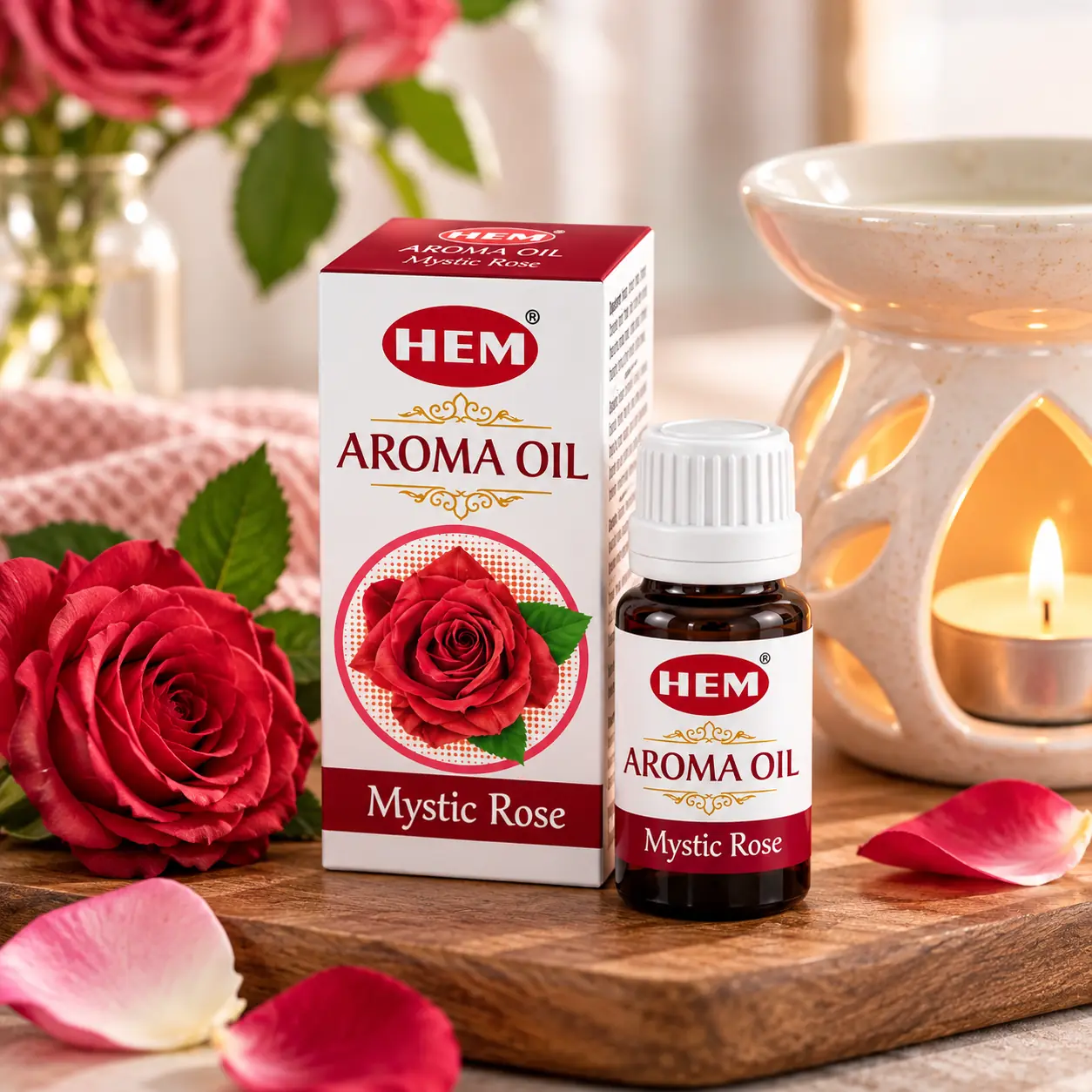 Esencia Aromática Rosa HEM 10 cc