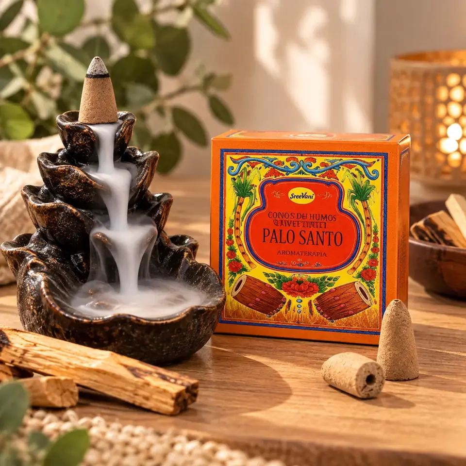 Conos de Humo Invertido Palo Santo – 10 unidades