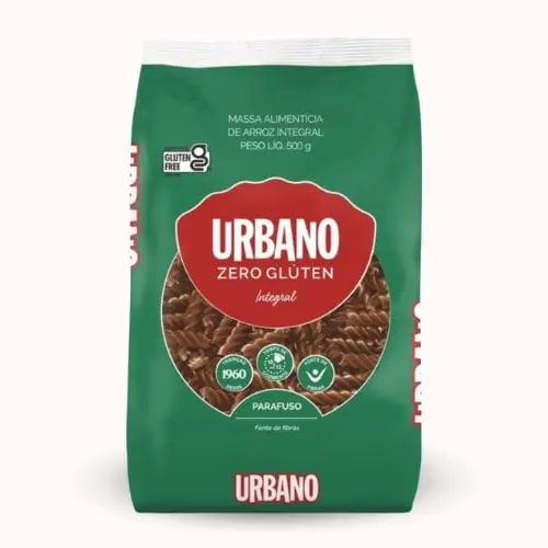 Fideos de arroz integrales sin gluten URBANO 500grs
