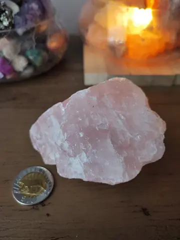 Cuarzo rosa en bruto