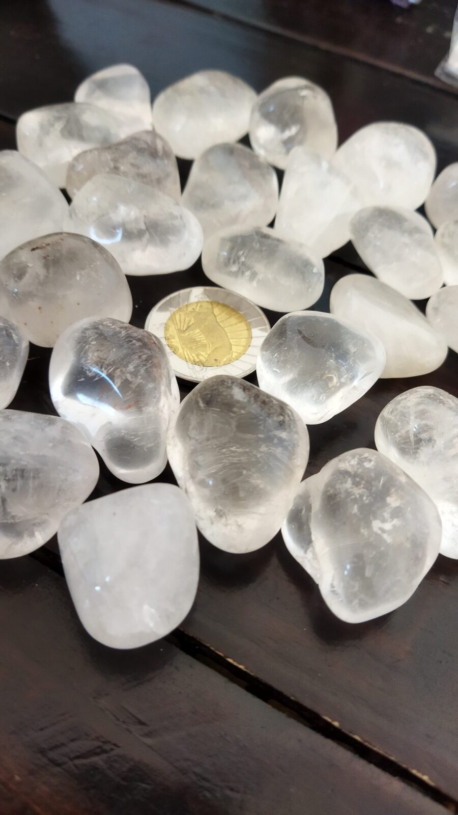 Cuarzo Cristal Rolado