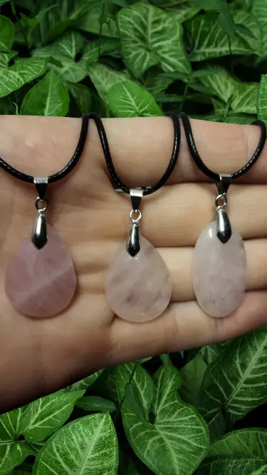 Collar Cuarzo Rosa