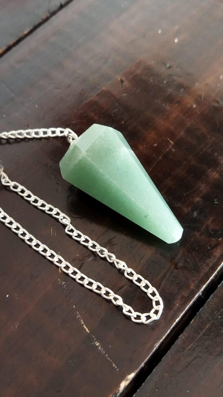 Péndulo Cuarzo Verde