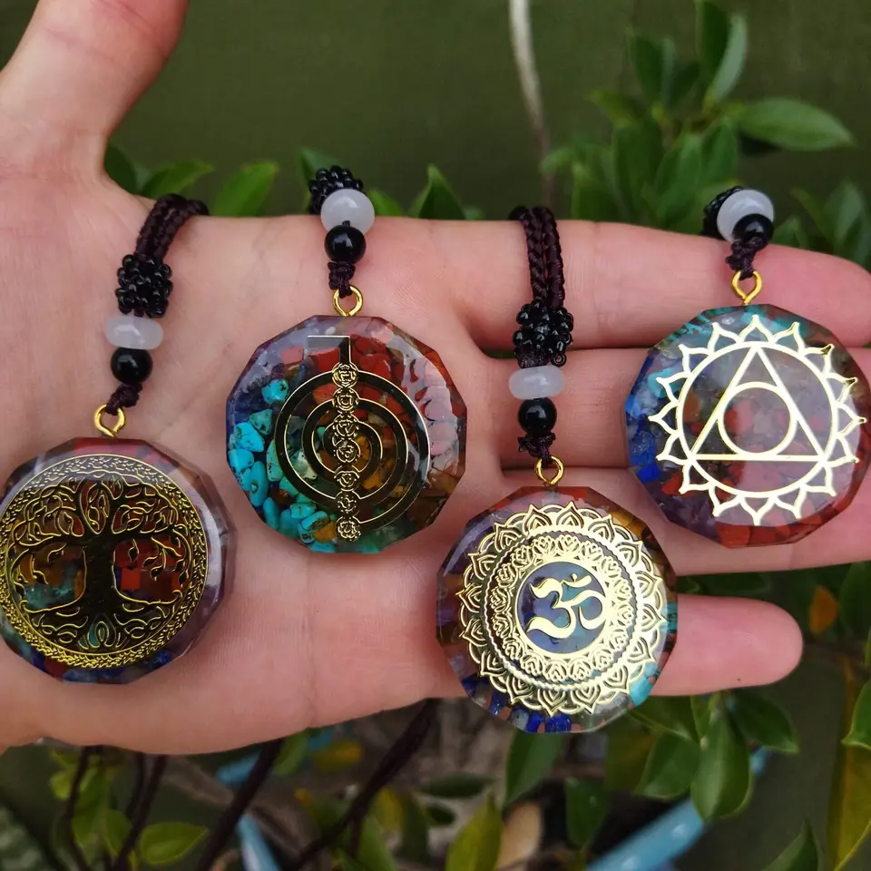 Collares orgonita 7chakras