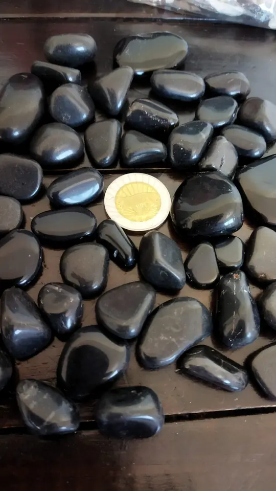 Obsidiana Negra Rolada