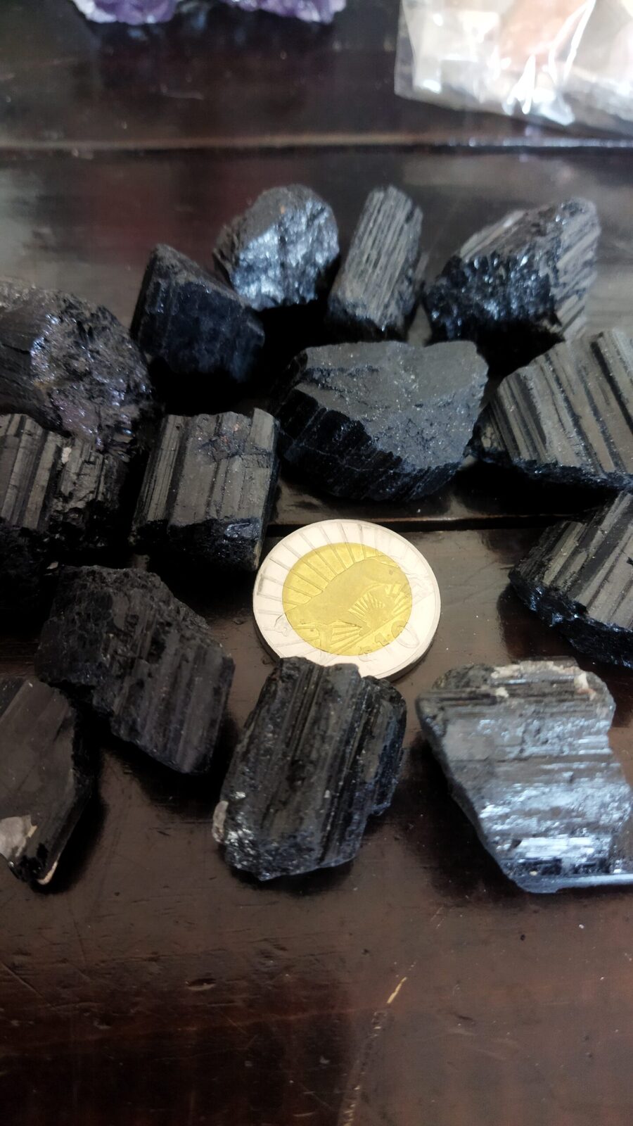 Turmalina Negra en Bruto