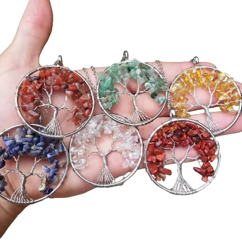 árbol de la vida grande con cadena de acero