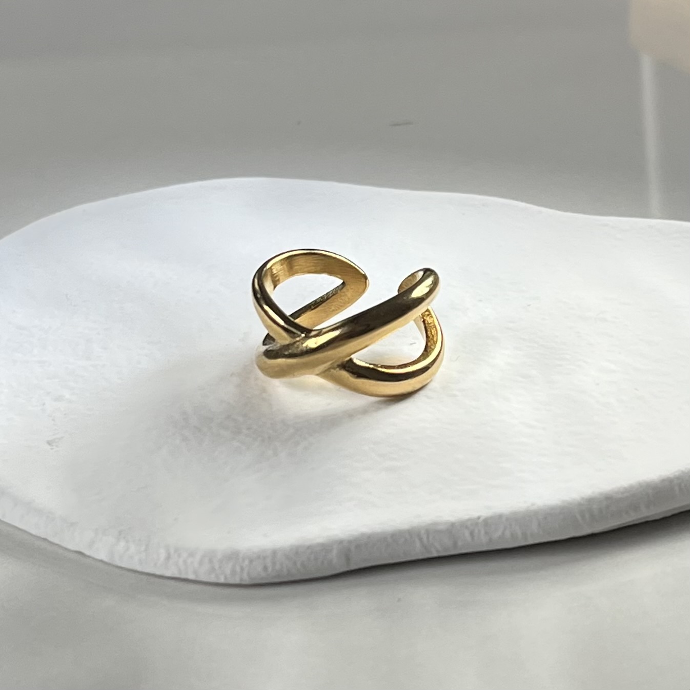 Anillo Chunky Cross