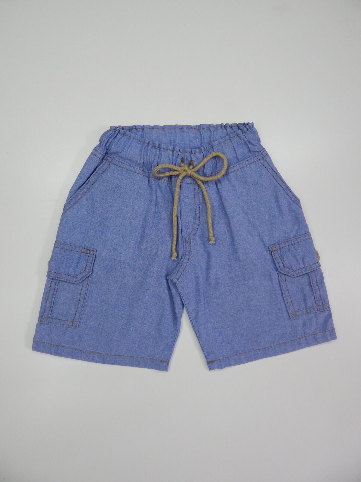 Bermuda Cargo en Jeans fino