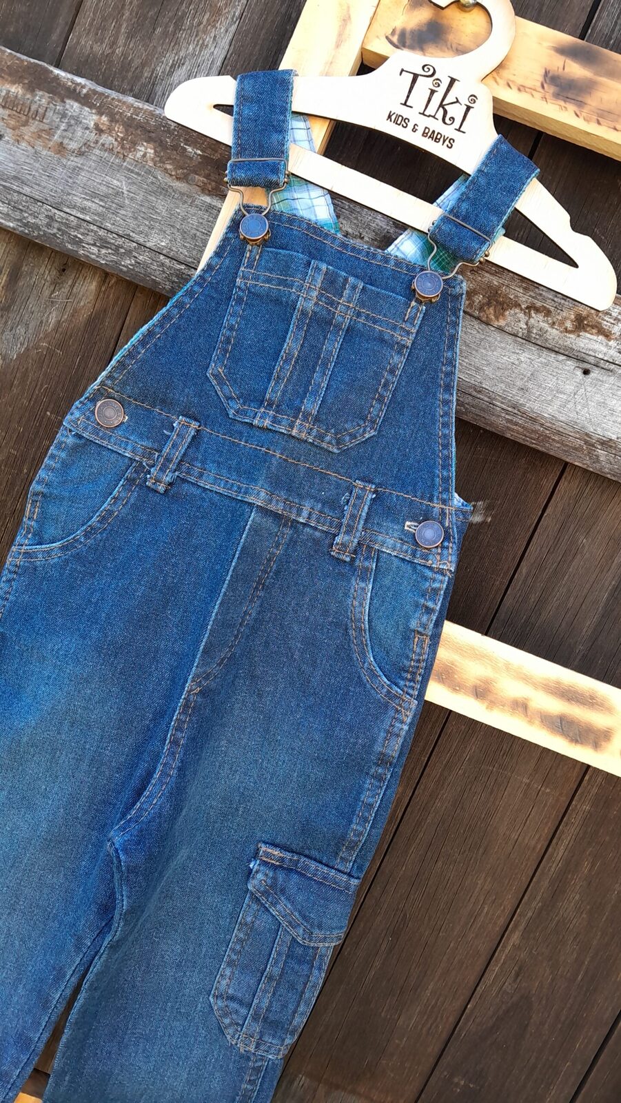 Jardinero jeans bebé