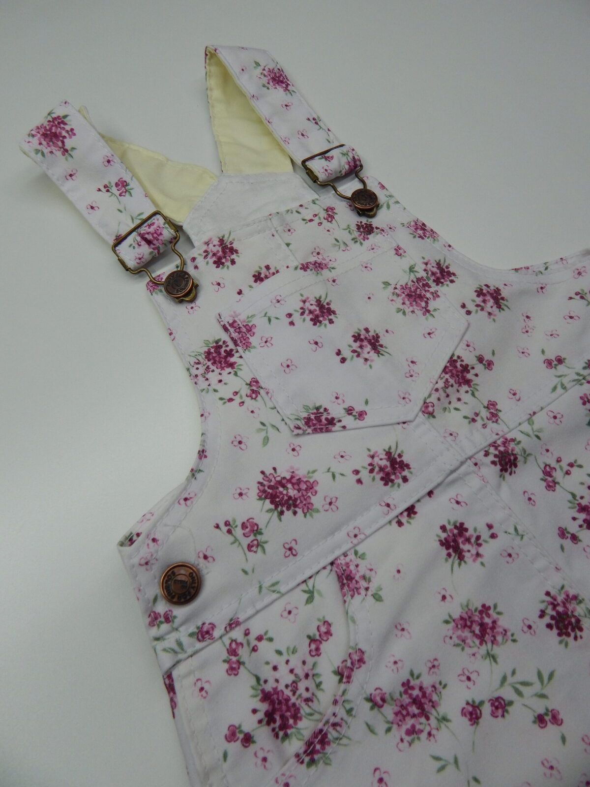 Jumper Floreada Beba en Gabardina