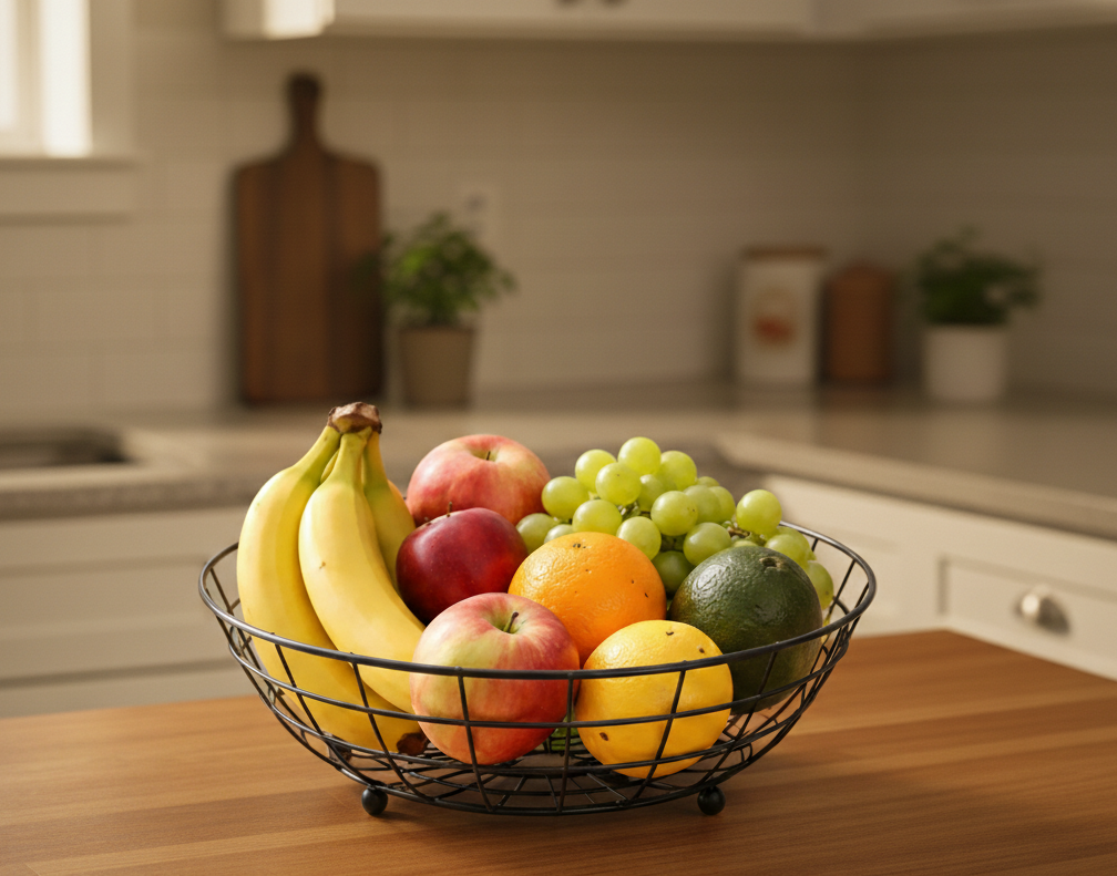 Frutero, Huevera En Hierro Negro